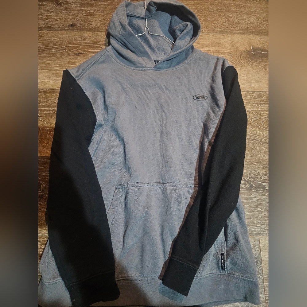 Vans Grey And Black Hoodie